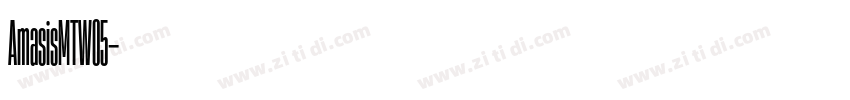 AmasisMTW05字体转换