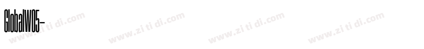GlobalW05字体转换