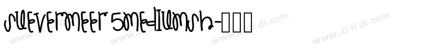 SueVermeer5MediumSH字体转换