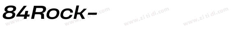 84Rock字体转换