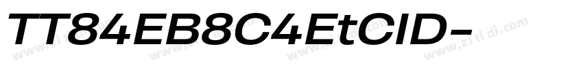TT84EB8C4EtCID字体转换