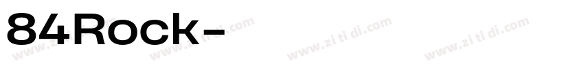 84Rock字体转换