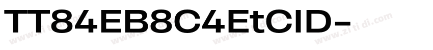 TT84EB8C4EtCID字体转换