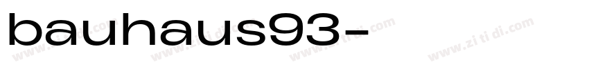 bauhaus93字体转换 bauhaus93字体转换