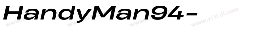 HandyMan94字体转换
