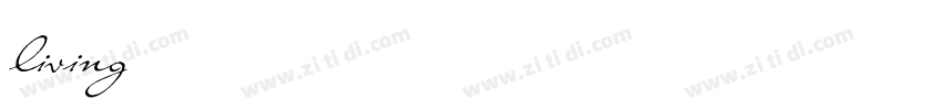 living字体转换