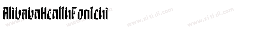 AlibabaHealthFontchi字体转换