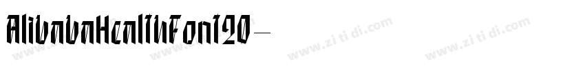 AlibabaHealthFont20字体转换