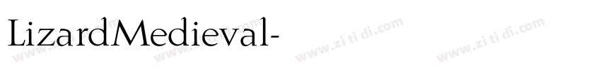 LizardMedieval字体转换