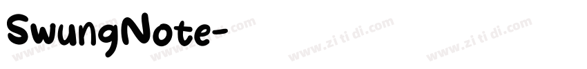 SwungNote字体转换
