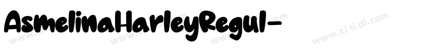 AsmelinaHarleyRegul字体转换