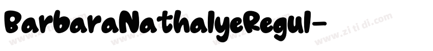 BarbaraNathalyeRegul字体转换