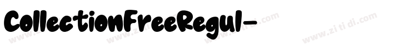 CollectionFreeRegul字体转换