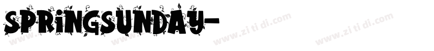 SpringSunday字体转换