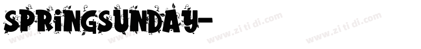 SpringSunday字体转换