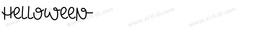 helloween字体转换