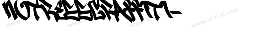NotressGraffiti字体转换