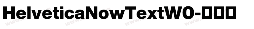 HelveticaNowTextW0字体转换