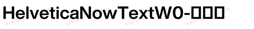 HelveticaNowTextW0字体转换