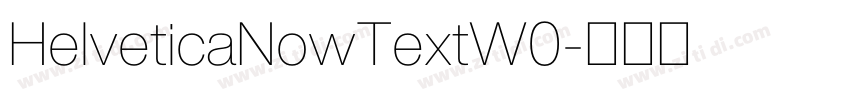 HelveticaNowTextW0字体转换