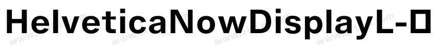 HelveticaNowDisplayL字体转换