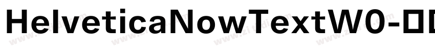 HelveticaNowTextW0字体转换