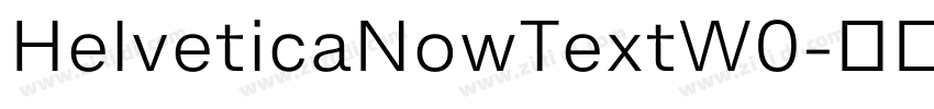 HelveticaNowTextW0字体转换