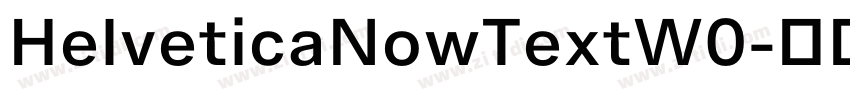 HelveticaNowTextW0字体转换