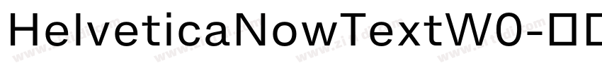 HelveticaNowTextW0字体转换