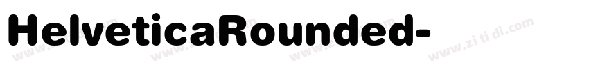 HelveticaRounded字体转换