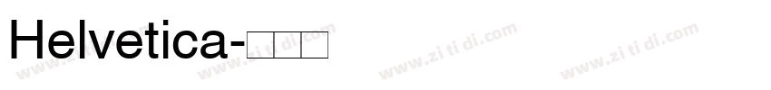 Helvetica字体转换