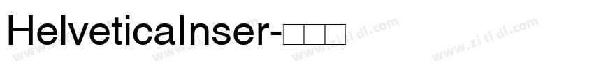 HelveticaInser字体转换