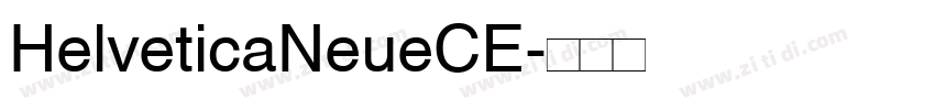 HelveticaNeueCE字体转换