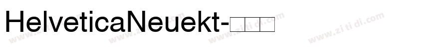 HelveticaNeuekt字体转换