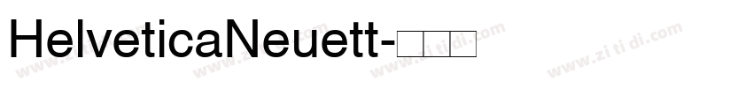 HelveticaNeuett字体转换