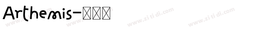 Arthemis字体转换