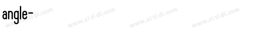 angle字体转换