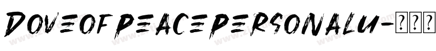 DoveofPeacePersonalU字体转换