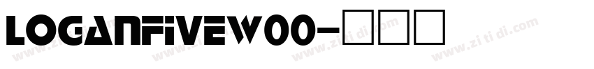 LoganFiveW00字体转换