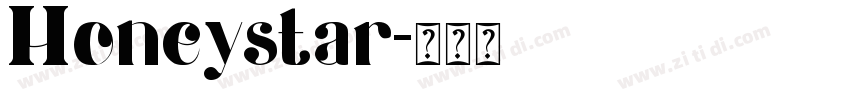 Honeystar字体转换