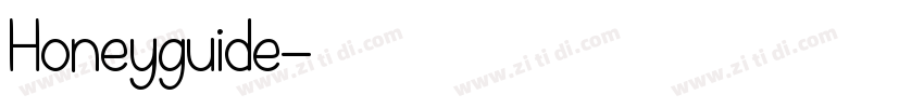 Honeyguide字体转换
