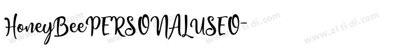HoneyBeePERSONALUSEO字体转换