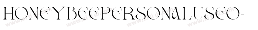 HoneyBeePERSONALUSEO字体转换