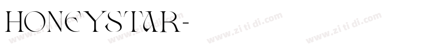 Honeystar字体转换
