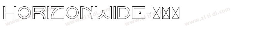 HorizonWide字体转换