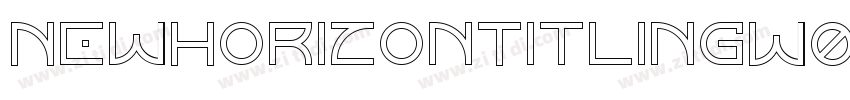 NewHorizonTitlingW00字体转换 NewHorizonTitlingW00字体转换