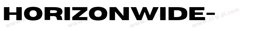 HorizonWide字体转换
