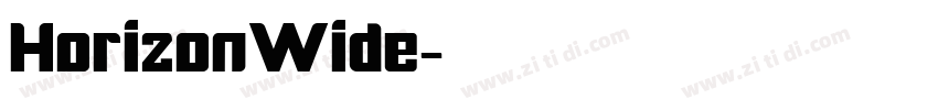 HorizonWide字体转换