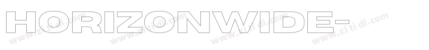 HorizonWide字体转换