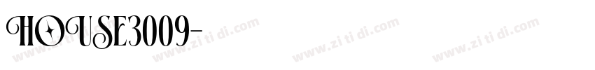 HOUSE3009字体转换